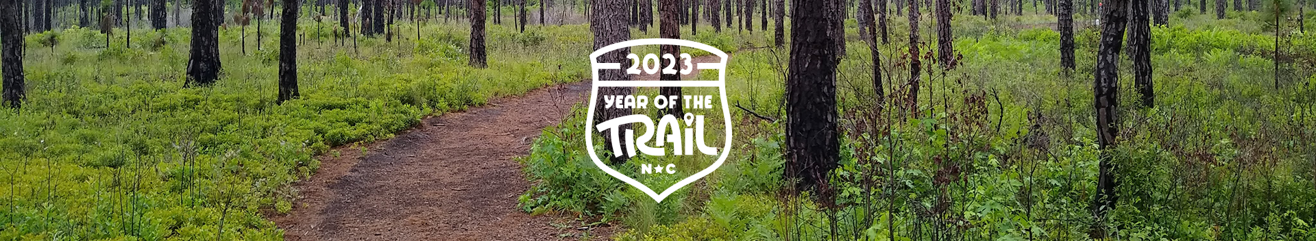 Header image with 2023 Year of the Trail badge.